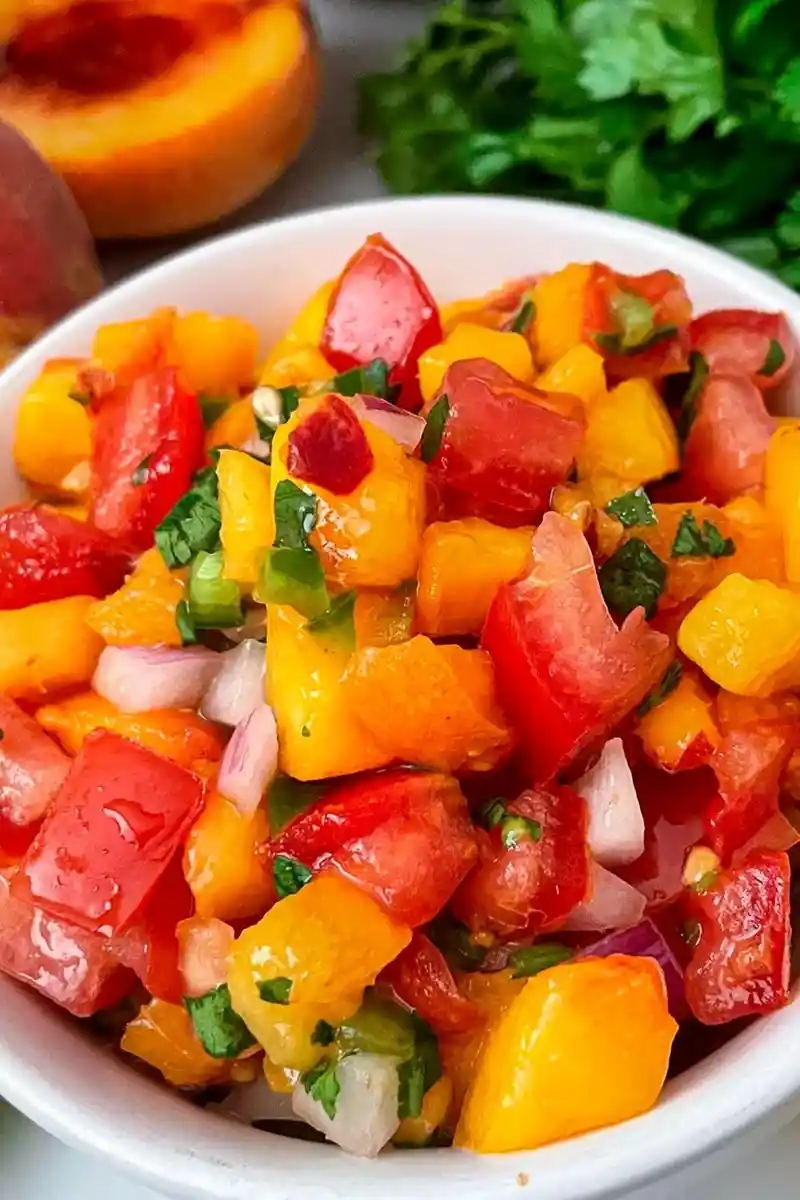 Fresh Homemade Peach Salsa 3 Recipe image