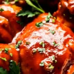 Tender Slow Cooker BBQ Chicken Thighs 4 Tender Slow Cooker BBQ Chicken Thighs