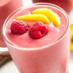 Creamy Raspberry Peach Bliss Smoothie 4 Creamy Raspberry Peach Bliss Smoothie
