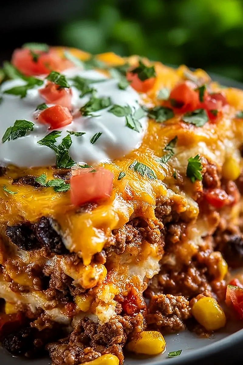 Hearty Ground Beef Taco Casserole 3 Recipe image