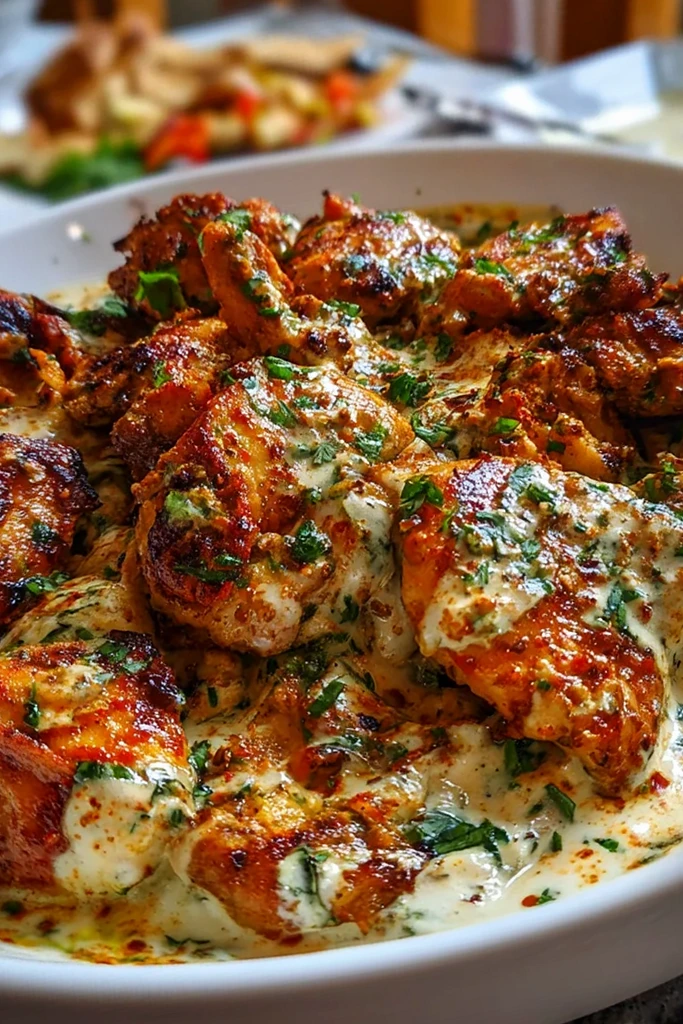 Savory Turkish Chicken in Creamy White Sauce 3 Recipe image