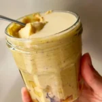 Creamy Blended Peach and Vanilla Overnight Oats 4 Creamy Blended Peach and Vanilla Overnight Oats
