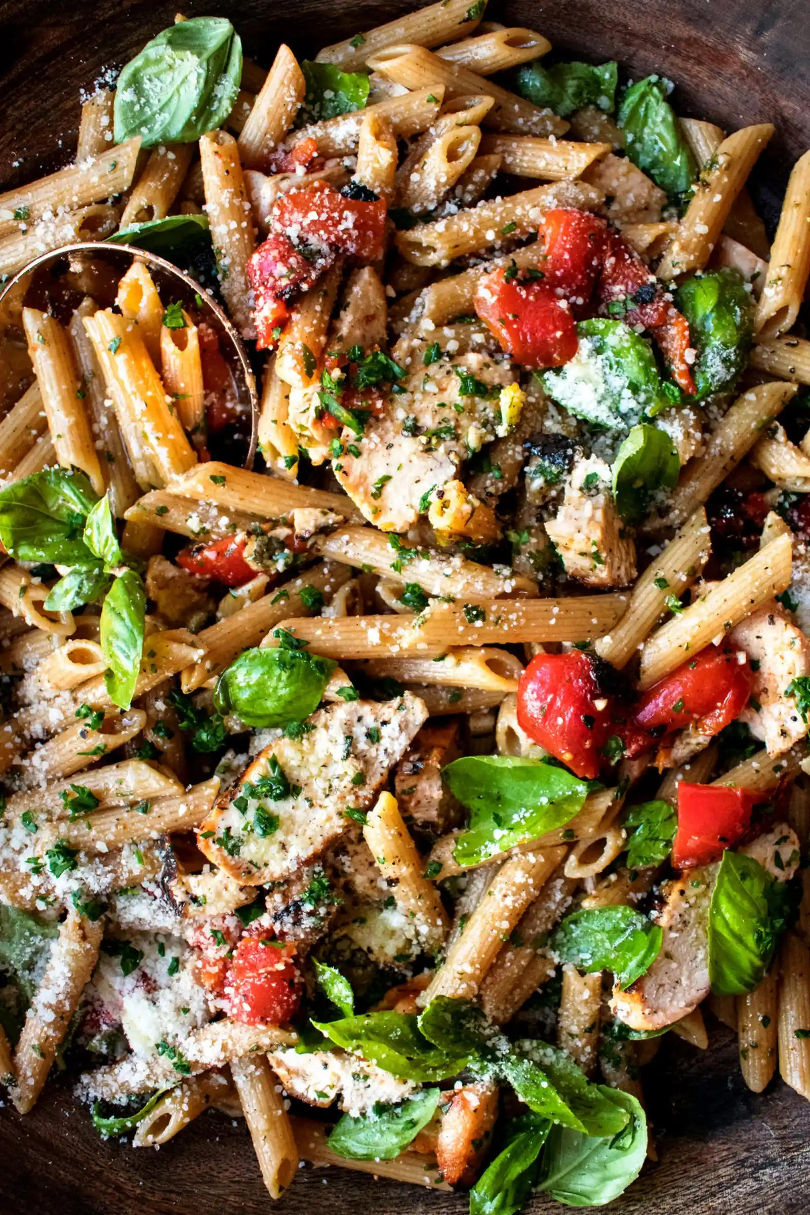 Grilled Chicken Pasta Salad with Zesty Balsamic Dressing 3 Recipe image