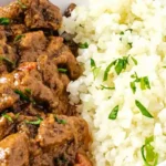 Senegalese Peanut Stew with Beef (Mafe) 4 Senegalese Peanut Stew with Beef (Mafe)