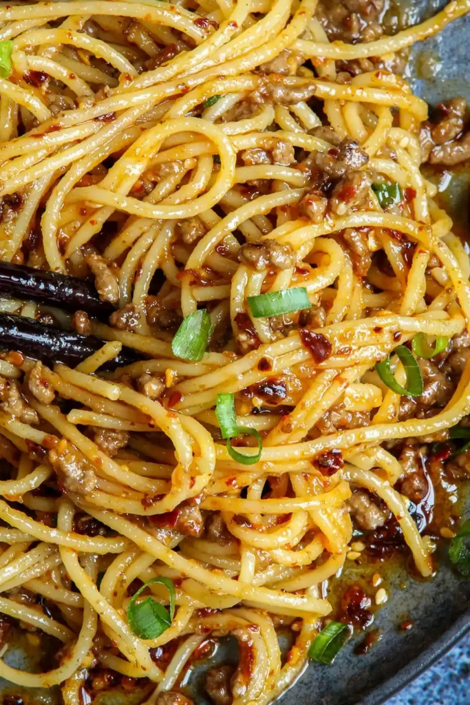 Savory Asian Ground Beef Noodles