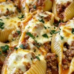 Hearty Beef and Ricotta Stuffed Pasta Shells 4 Hearty Beef and Ricotta Stuffed Pasta Shells