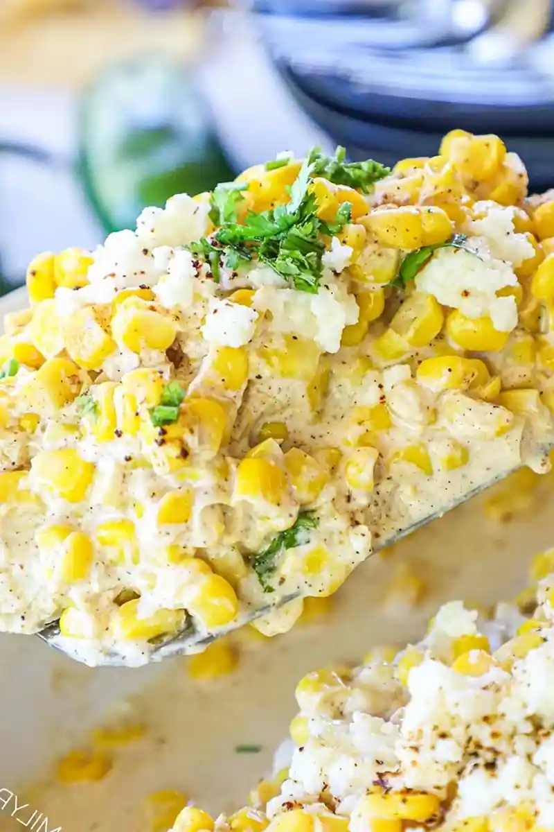 Creamy Mexican Street Corn Baked Chicken 3 Recipe image