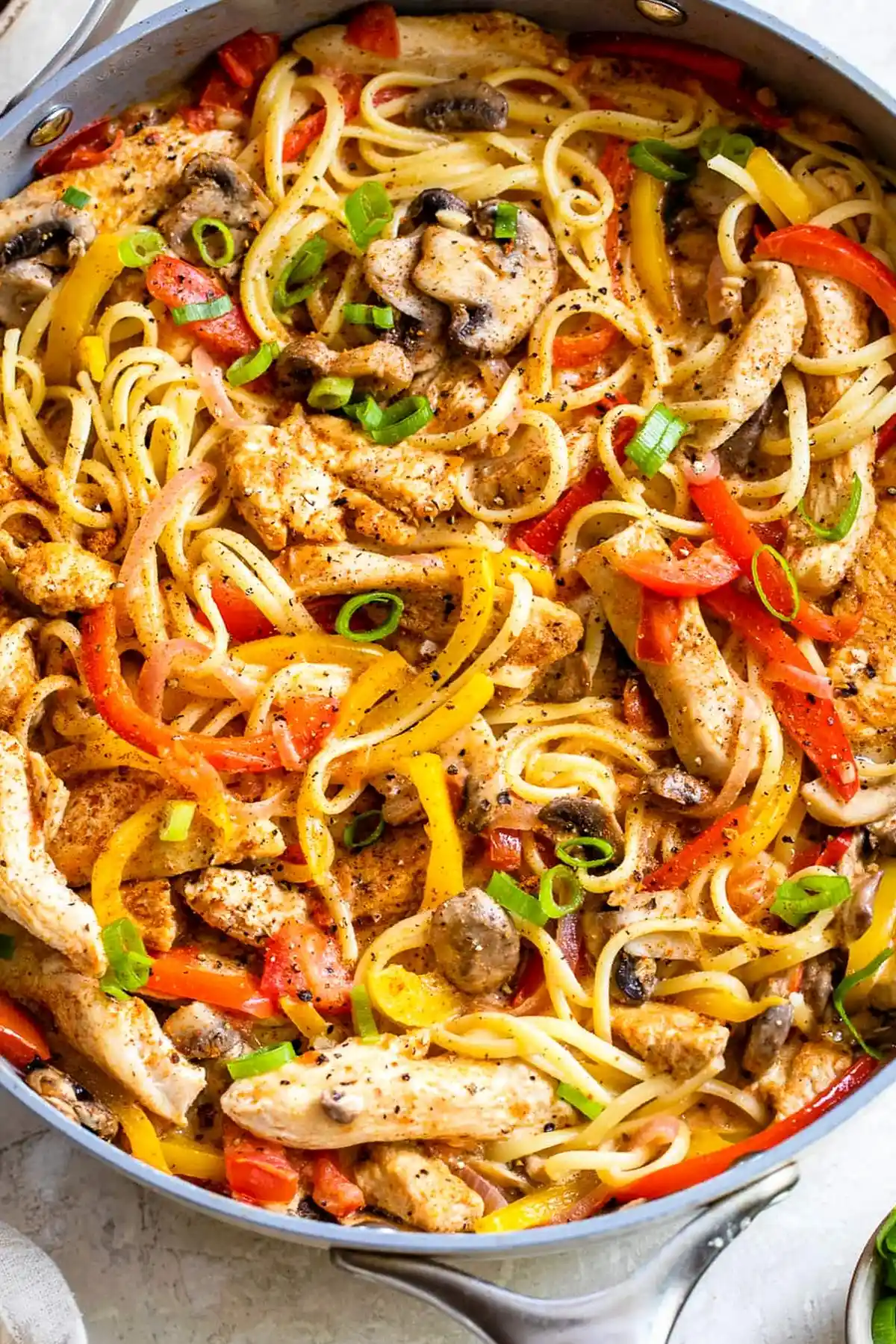 Creamy Cajun Chicken Pasta with Garden Vegetables 3 Recipe image