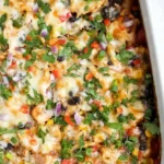 Easy Chicken Burrito Casserole 4 Easy Chicken Burrito Casserole