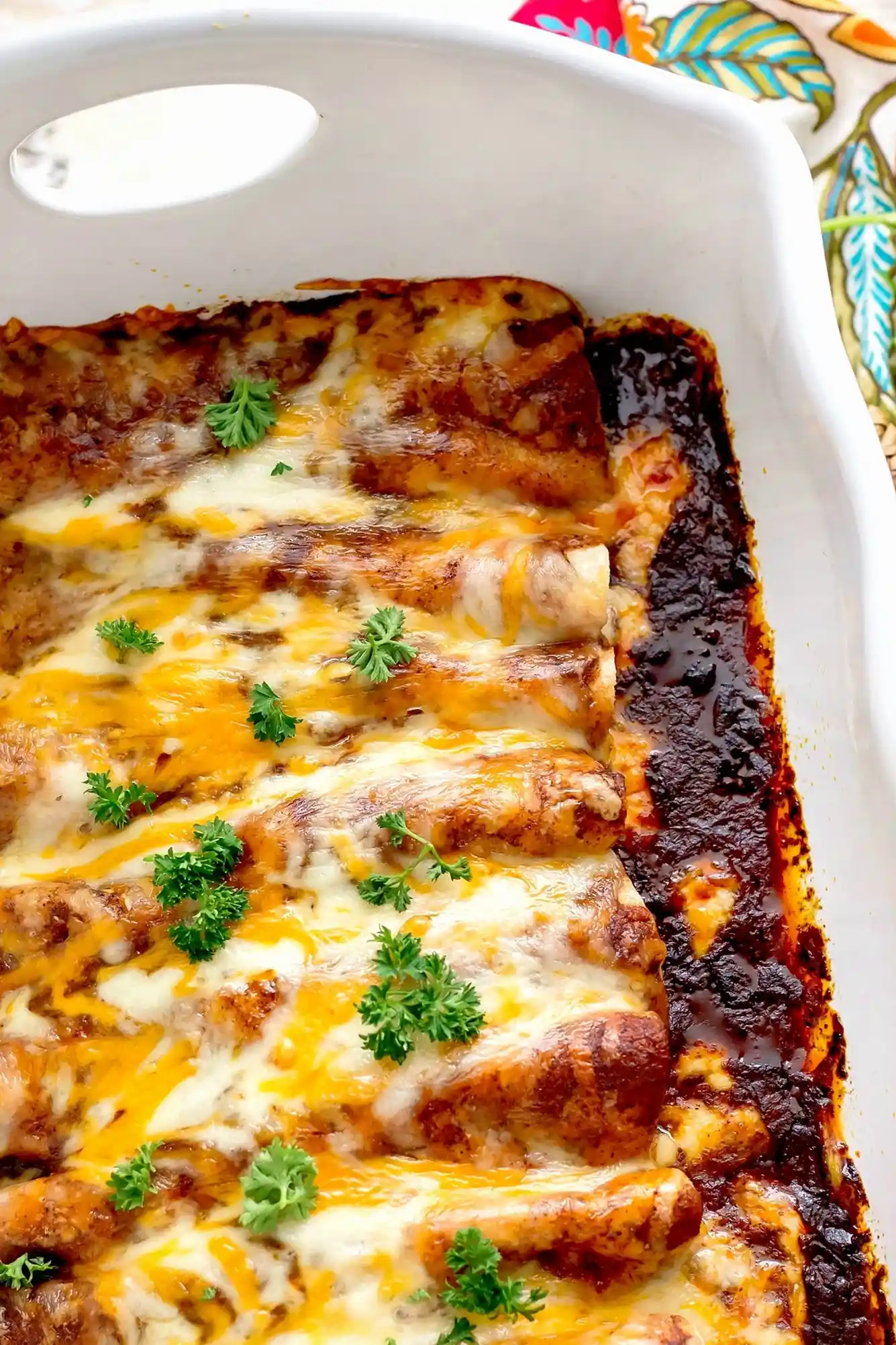 Savory Chicken Enchiladas with Homemade Red Sauce 3 Recipe image
