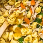 Hearty Chicken and Cheese Tortellini Soup 4 Hearty Chicken and Cheese Tortellini Soup