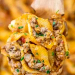 Creamy Beef and Shells 4 Creamy Beef and Shells