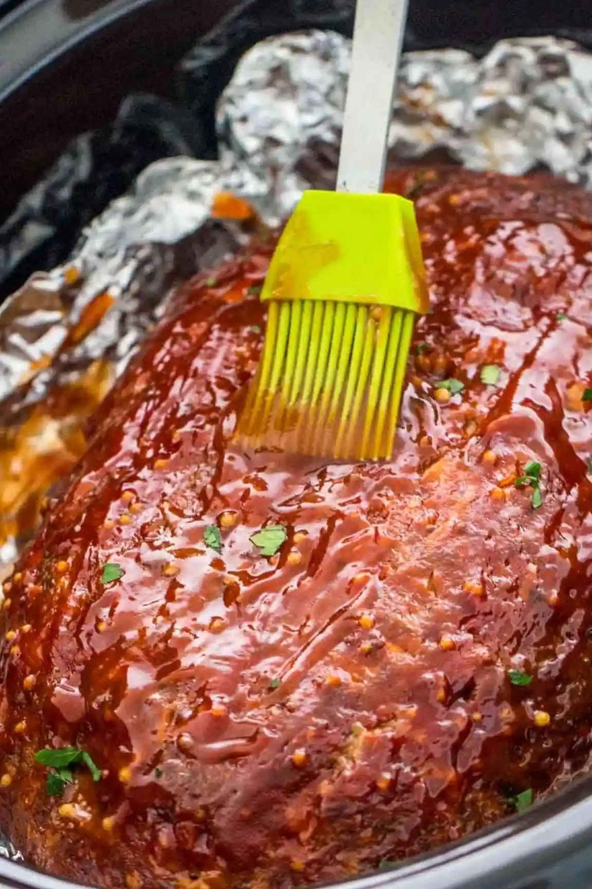Slow Cooker Ground Beef Meatloaf 3 Recipe image