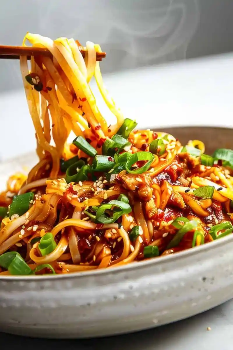 Quick and Spicy Szechuan Noodles 3 Recipe image