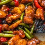 Crispy Thai Sweet Chili Chicken and Green Bean Stir Fry 4 Crispy Thai Sweet Chili Chicken and Green Bean Stir Fry