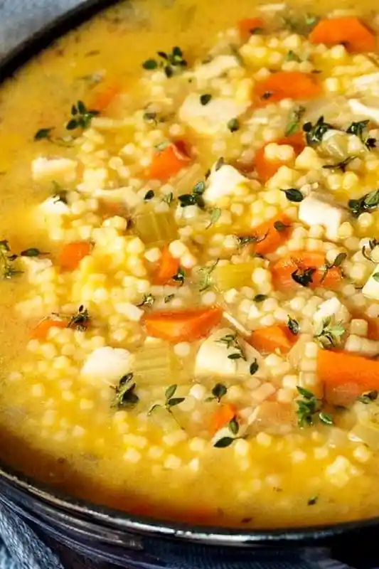 Homemade Chicken Pasta Soup 3 Recipe image