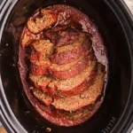 Slow Cooker Hearty Meatloaf 4 Slow Cooker Hearty Meatloaf
