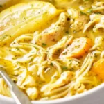 Zesty Lemon Chicken Soup with Parmesan 4 Zesty Lemon Chicken Soup with Parmesan