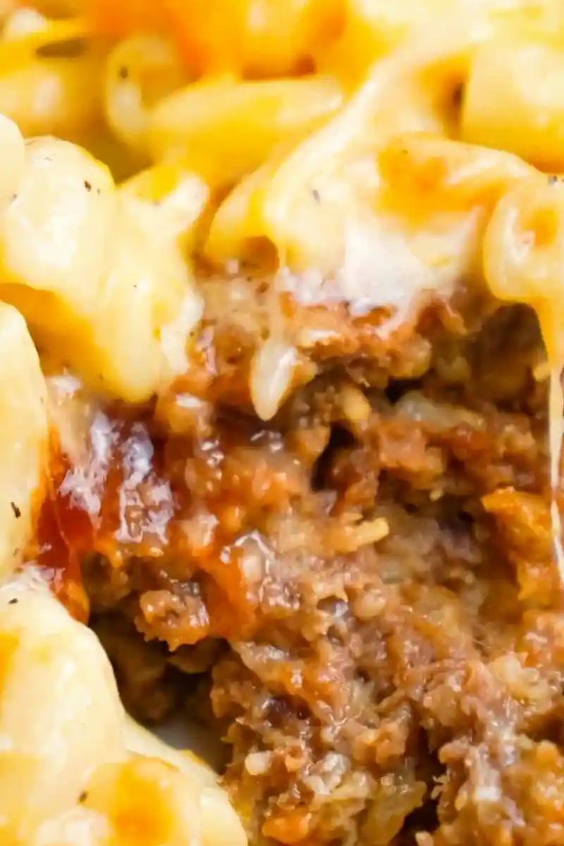 Mac and Cheese Meatloaf Casserole 3 Recipe image