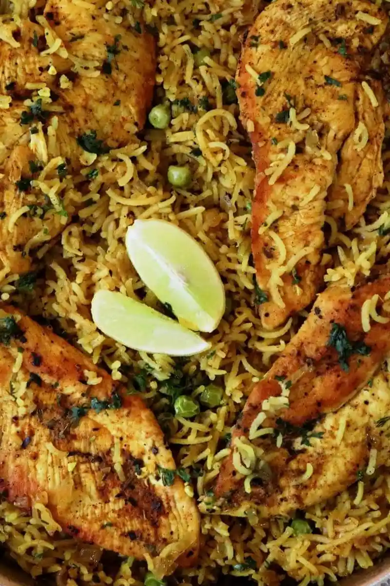 One Pan Mediterranean Chicken and Rice 3 Recipe image