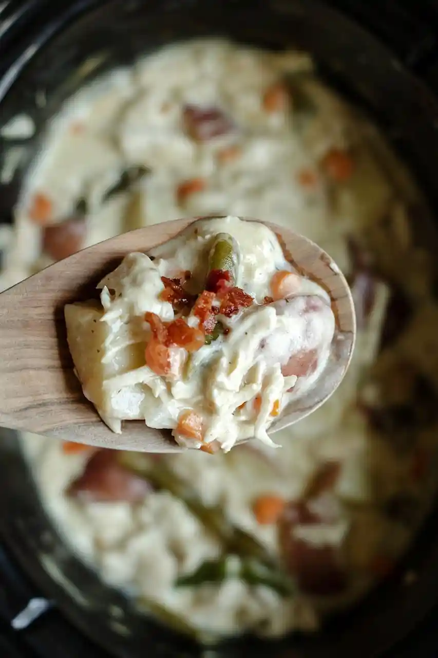 Creamy Slow Cooker Chicken Stew 3 Recipe image