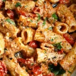 Creamy Eggplant and Sun-Dried Tomato Ricotta Pasta 4 Creamy Eggplant and Sun-Dried Tomato Ricotta Pasta