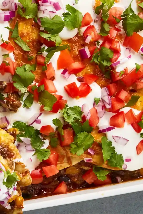 Cheesy Taco Lasagna with Beef and Black Beans 3 Recipe image
