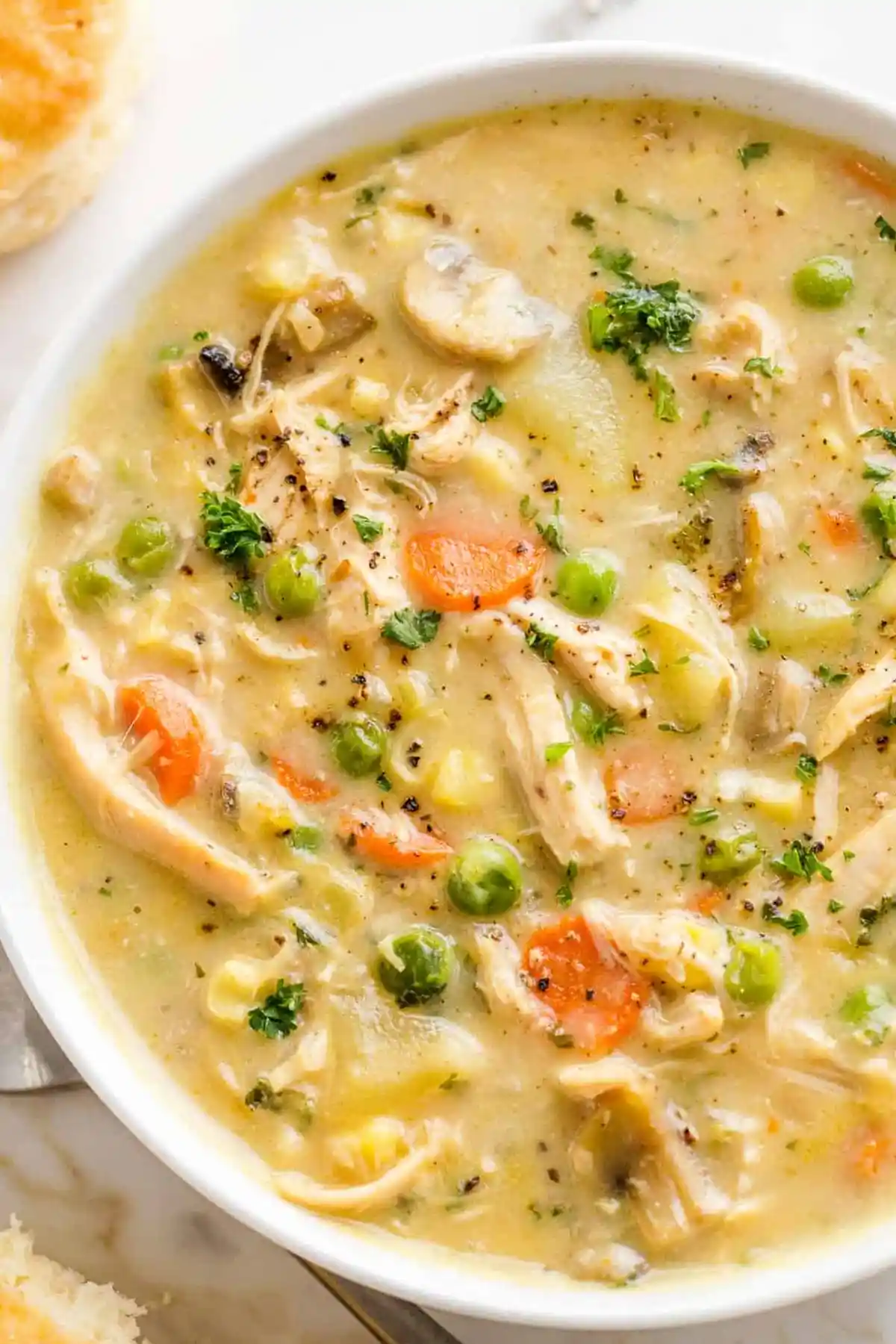Hearty Creamy Chicken Pot Pie Soup 3 Recipe image
