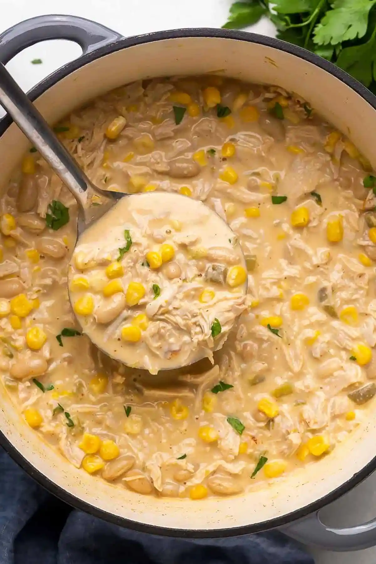 Creamy White Chicken Chili 3 Recipe image