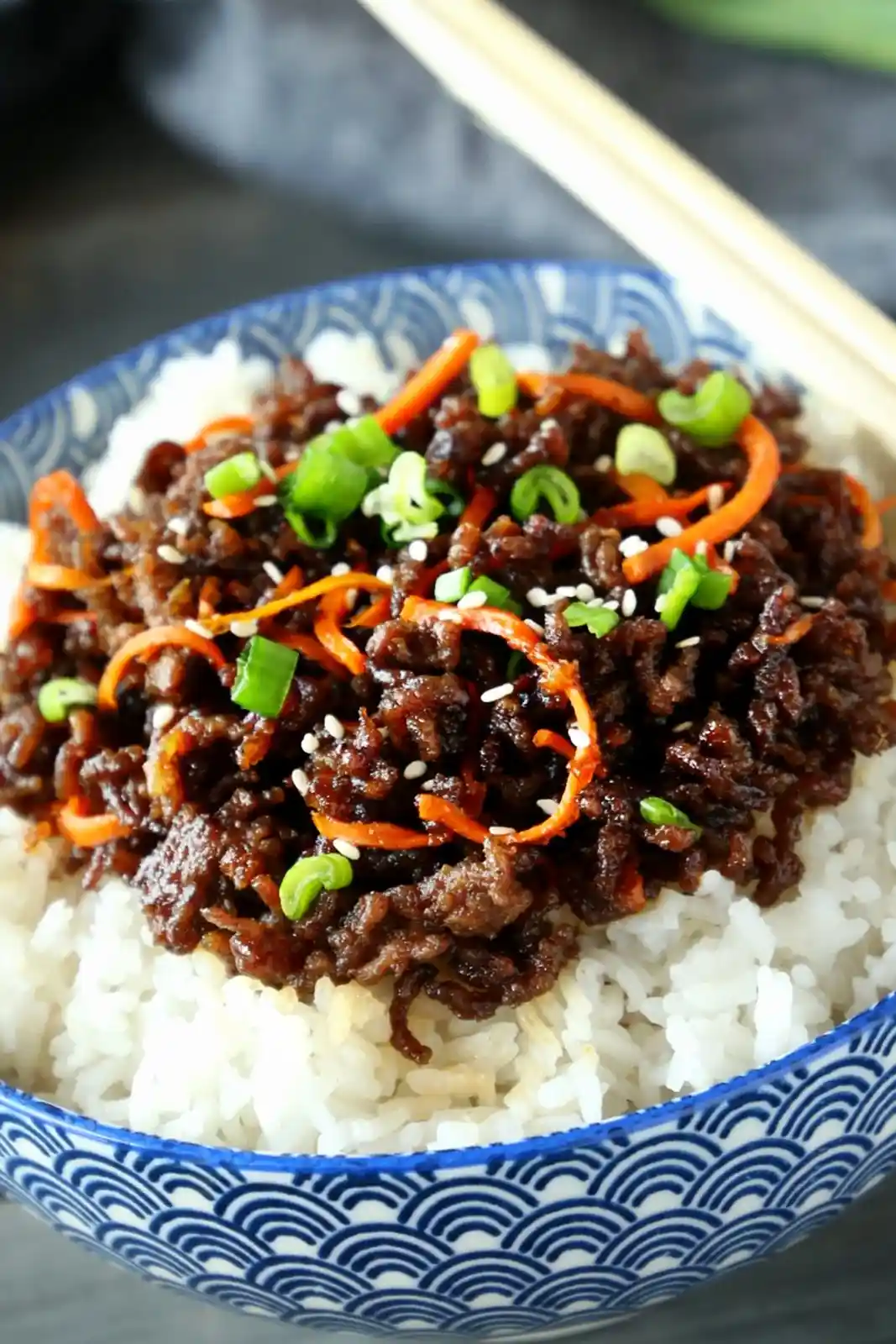 Fast Korean-Style Ground Beef Bowls 3 Recipe image
