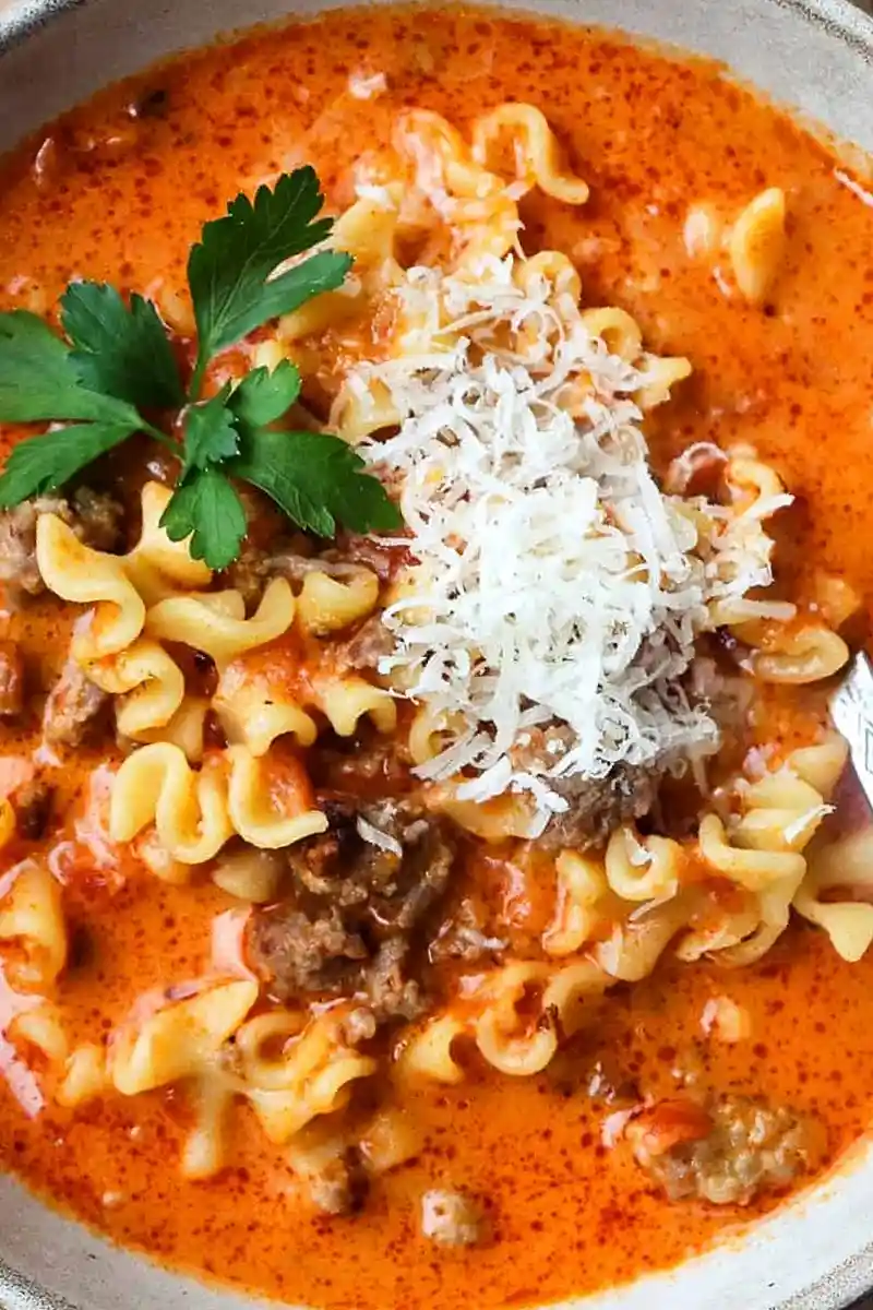Creamy One Pot Lasagna Soup 3 Recipe image