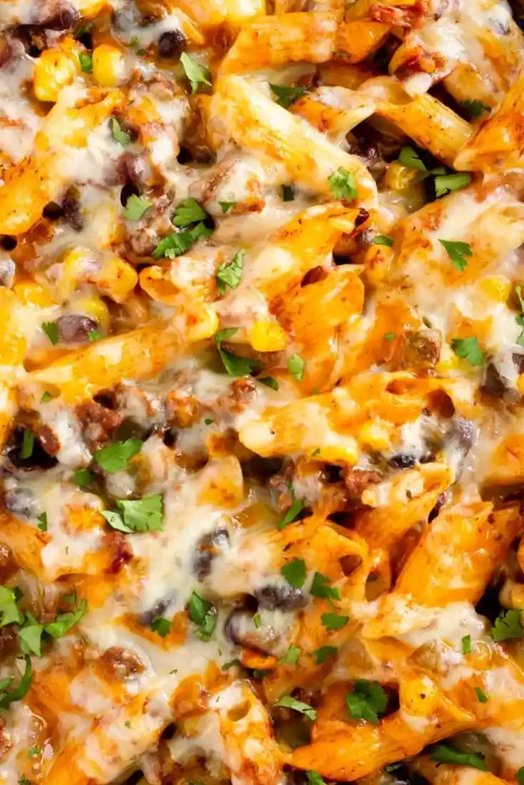 Baked Mexican Pasta 3 Baked Mexican Pasta