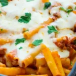 Baked Ziti with Ground Beef and Provolone 4 Baked Ziti with Ground Beef and Provolone