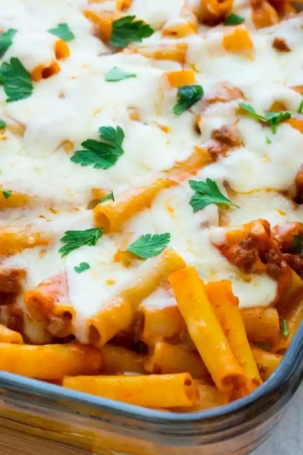 Baked Ziti with Ground Beef and Provolone 3 Recipe image