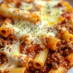 Hearty Baked Ziti with Ground Beef 4 Baked Ziti with Ground Beef