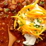 Robust Ground Beef and Bean Chili 4 Hearty Homemade Beef Chili