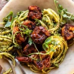Cajun Garlic Butter Shrimp with Creamy Pesto Pasta 4 Cajun Garlic Butter Shrimp with Creamy Pesto Pasta