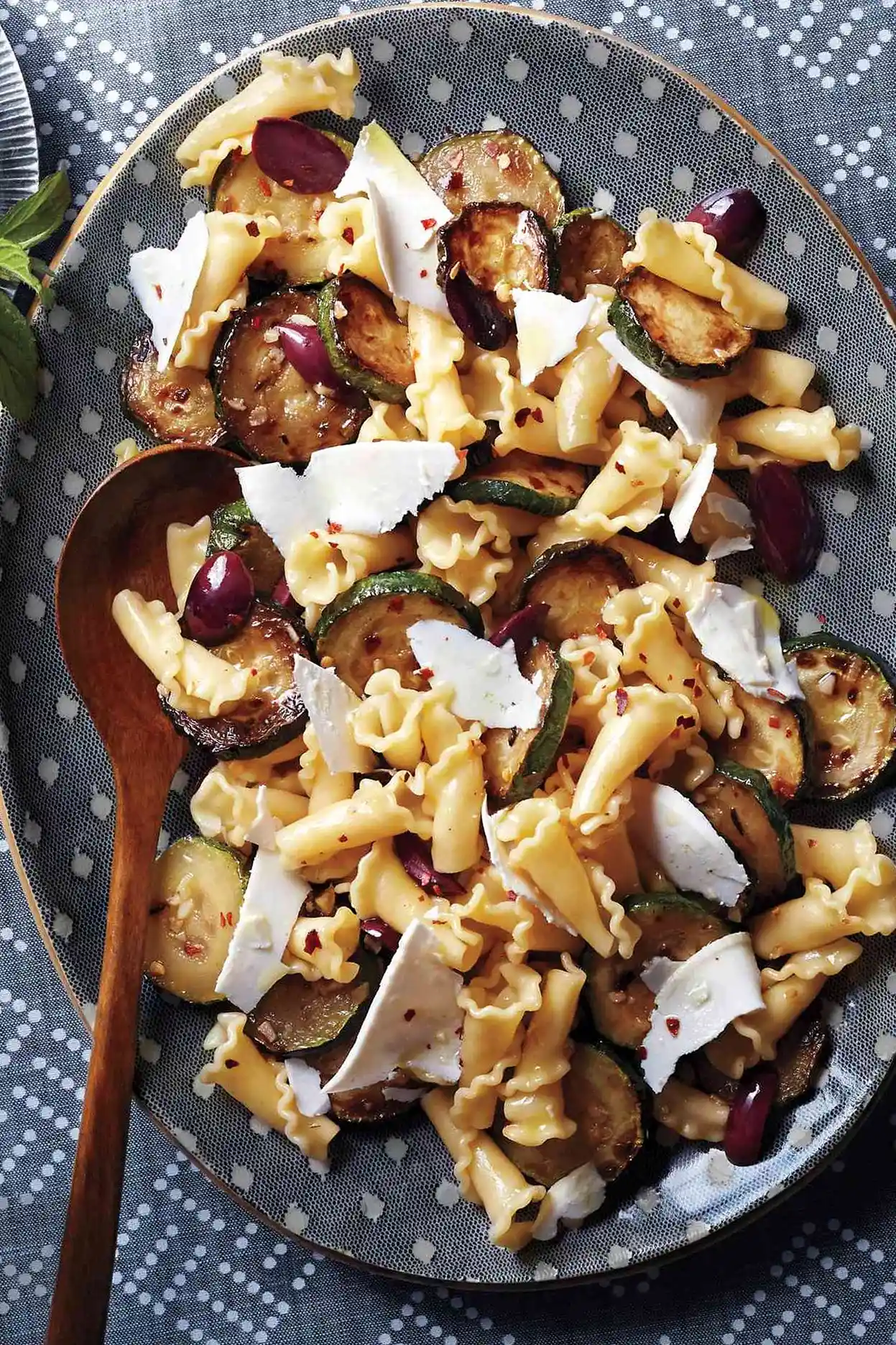 Campanelle with Zucchini and Mint 3 Recipe image