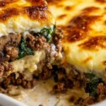 35-Minute Cottage Cheese Mushroom Swiss Burger Casserole Magic 4 Savory Cottage Cheese Mushroom Swiss Burger Casserole