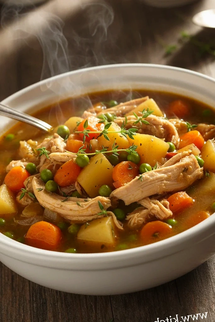 Slow Cooker Chicken Stew Recipe: Easy & Hearty Comfort Food 3 Slow Cooker Chicken Stew Recipe: Easy & Hearty Comfort Food