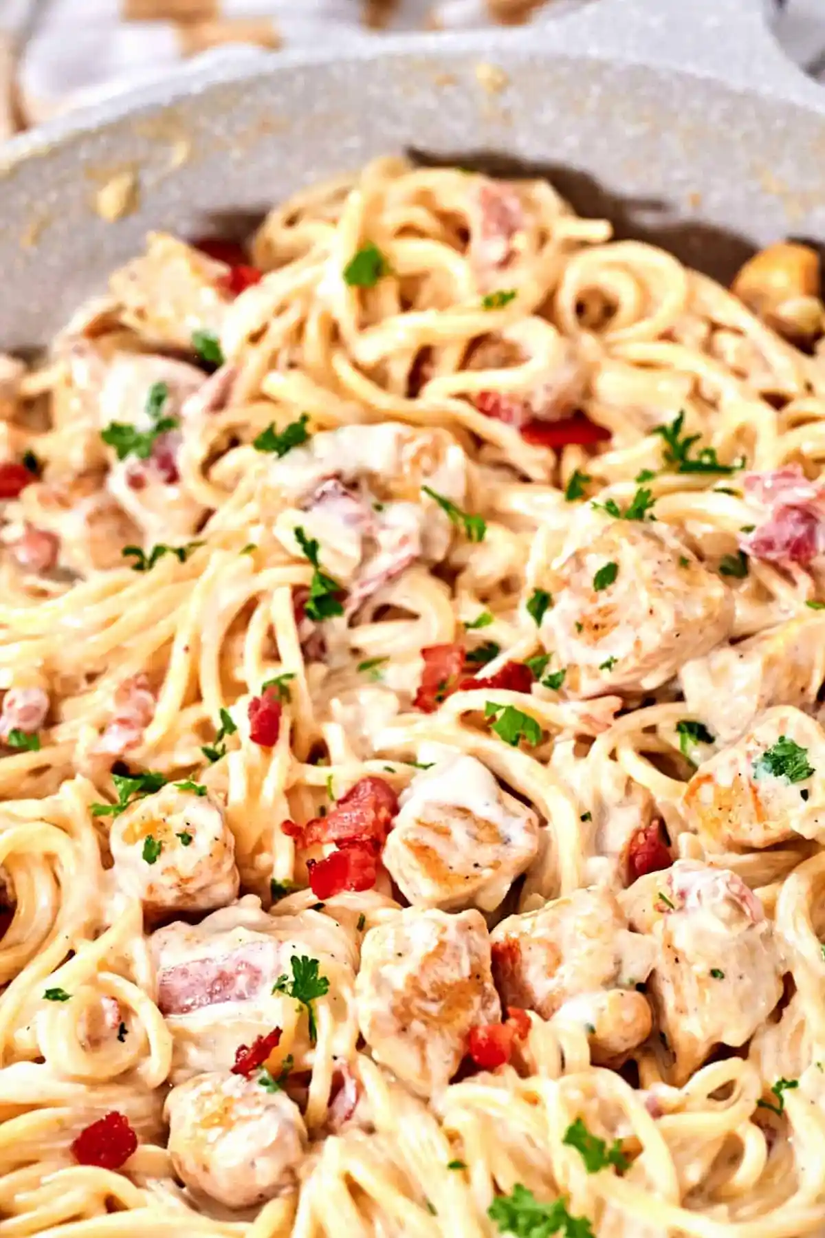 Ultimate Creamy Chicken Carbonara Pasta 3 Recipe image