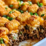 Creamy Crispy Tater Tot Casserole with Beef 4 Creamy Crispy Tater Tot Casserole with Beef
