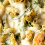 Cheesy Pesto Pasta Casserole 4 Cheesy Pesto Pasta Casserole