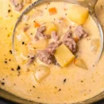 Hearty Crock Pot Cheeseburger Soup 4 Slow Cooker Cheeseburger Soup