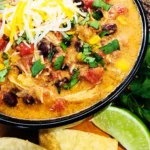 Slow Cooker Creamy Chicken Enchilada Soup 4 Slow Cooker Creamy Chicken Enchilada Soup