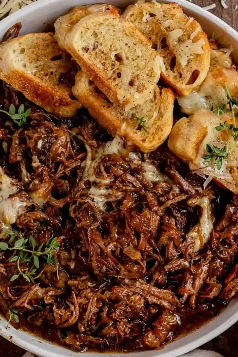 Savory French Onion Slow Cooker Pot Roast 3 Savory French Onion Slow Cooker Pot Roast
