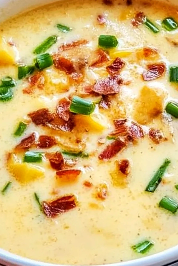 Creamy Slow Cooker Potato Soup 3 Recipe image