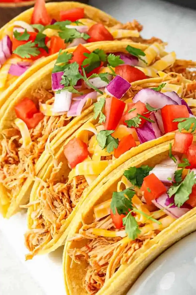 Slow Cooker Shredded Chicken Tacos 3 Recipe image