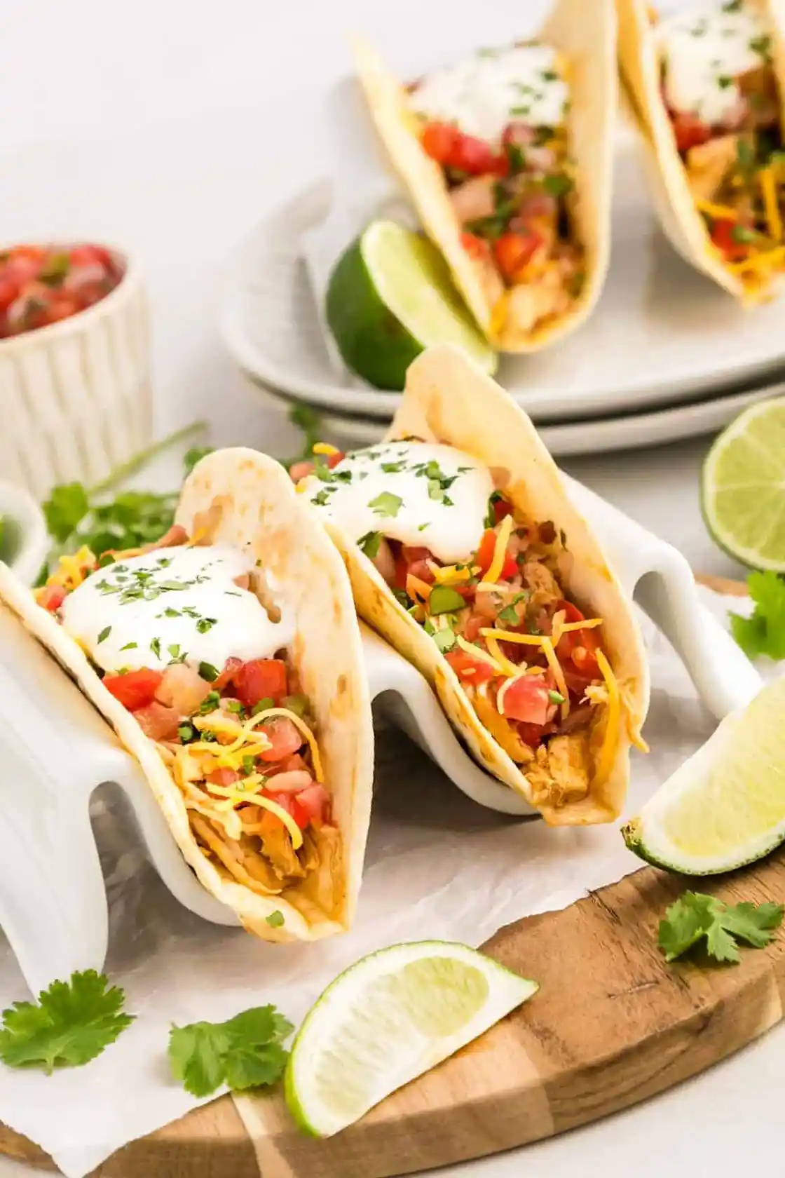Slow Cooker Shredded Chicken Tacos 3 Recipe image