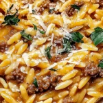 Quick 30-Minute Savory Ground Beef Orzo 4 Quick 30-Minute Savory Ground Beef Orzo
